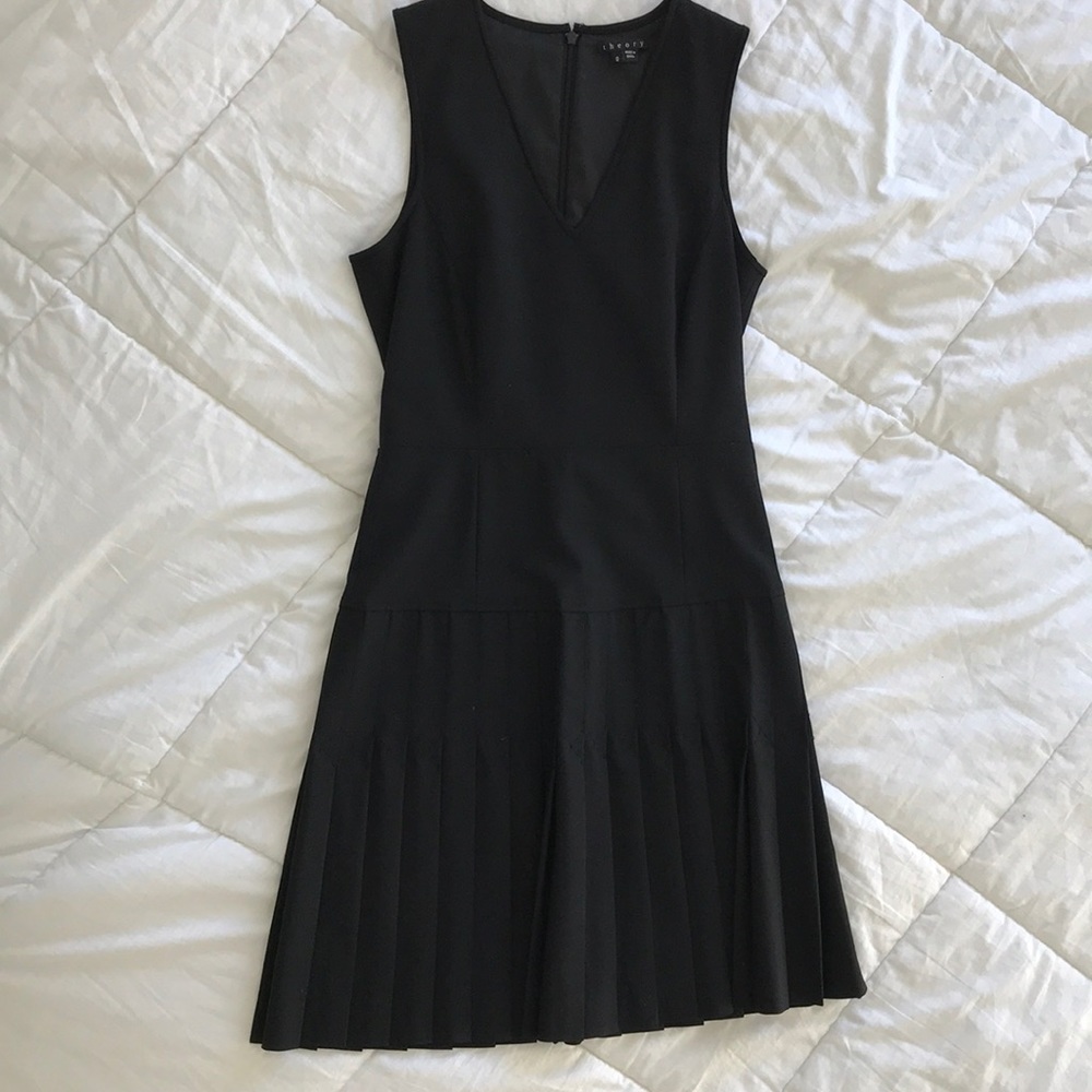 Black Theory Pleated Dress